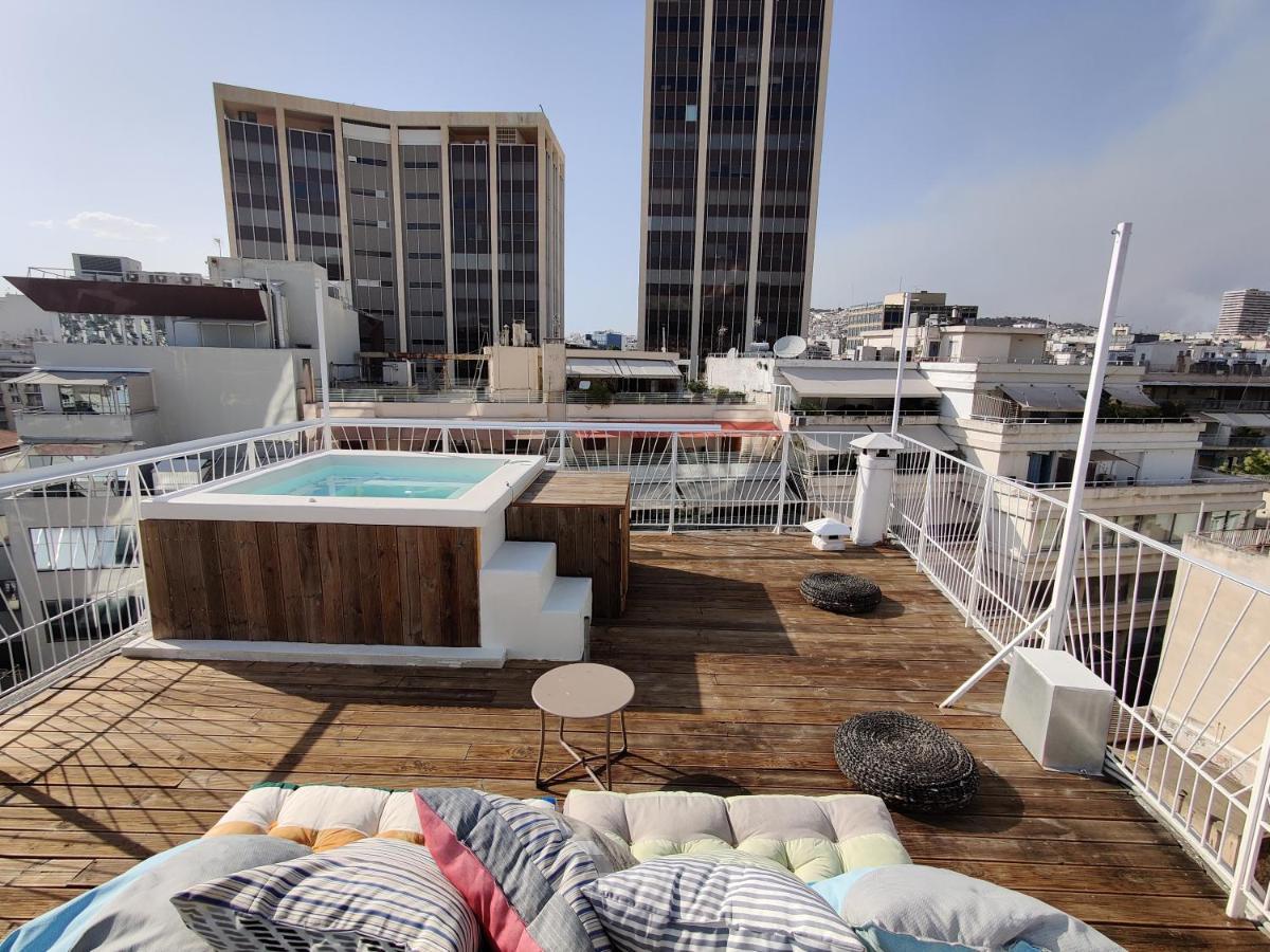 Unique Solar Penthouse With Jacuzzi And Sauna In Central Athens Exterior photo
